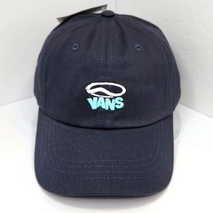 VANS CAP HAT WITH EMROIDED LOGO ON THE FRONT, NAVY BLUE COLOR,UNISEX